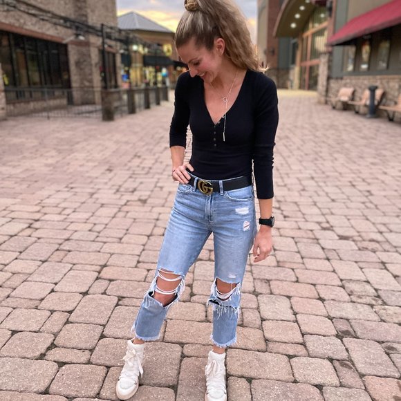 NWT Flying Monkey High Rise Cropped Jean - Picture 9 of 9